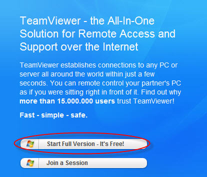 Downloading TeamViewer