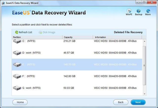 recover deleted files